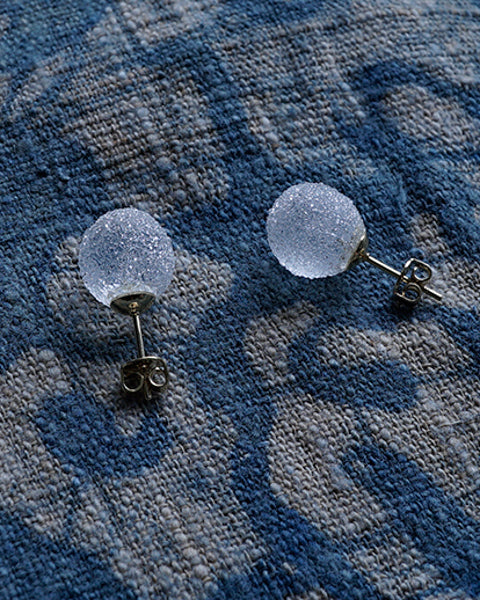 ガラスの輝きをシンプルに ピアス ピュアシュガー