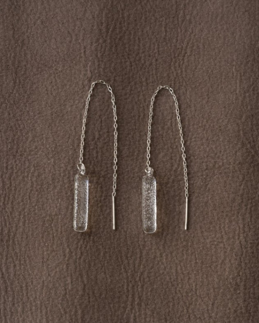 雪のように煌めく ピアス シャーベット