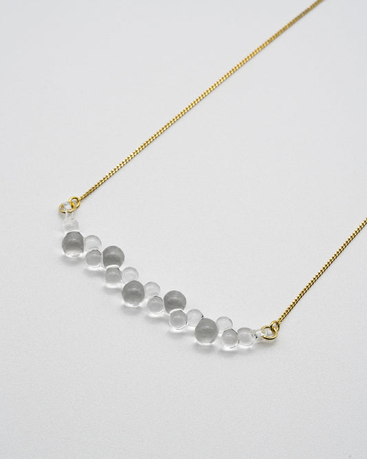 デコルテを彩る光の雫 ネックレス グロス