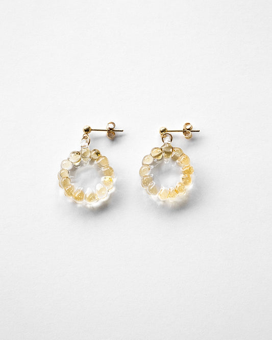 淡く揺らめく イイダ傘店 ピアス トウモロコシ