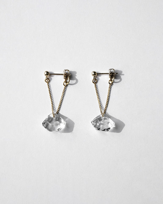 凛とした美しさ ピアス ダイヤモンド カレット